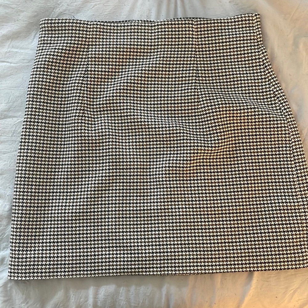 plaid mini skirt
